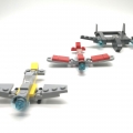 MOC - WWII USA classic fighters