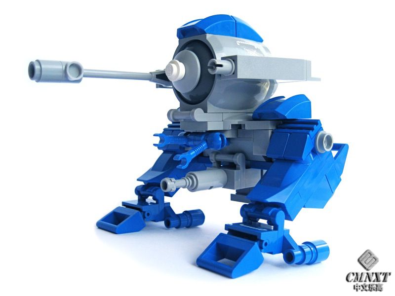 LEGO MOC Rob Fighter BM-G 23 Blue Mohawk Gunner type.jpg