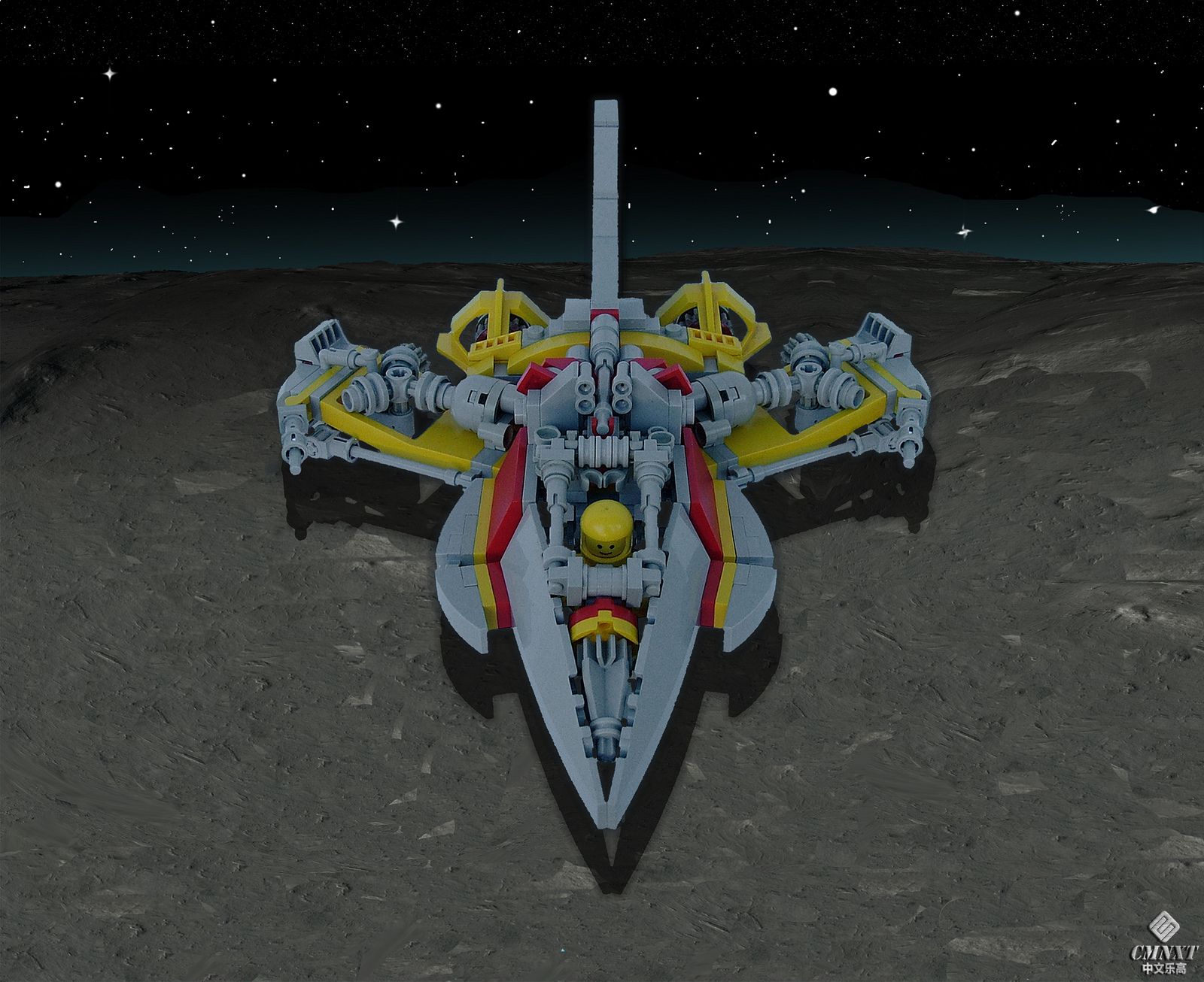 LEGO MOC Space 198 B.A.C.H. mid-range fighter.jpg