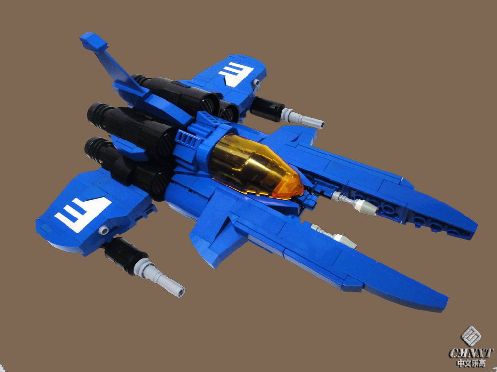 LEGO MOC Space 368 VV690 Blue Fang.jpg
