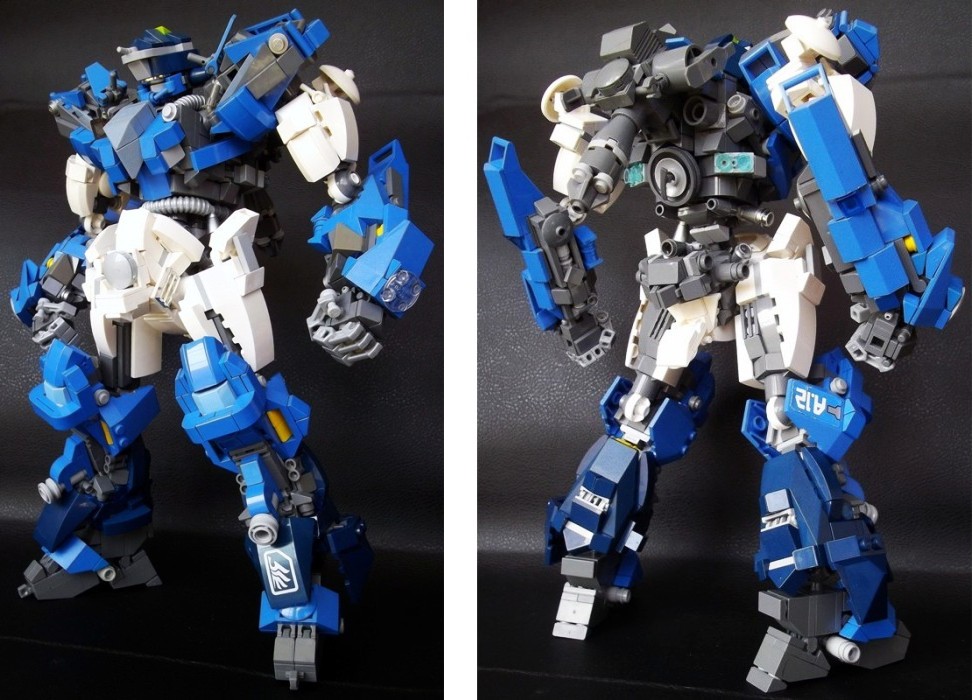 LEGO MOC - Robot BLUE ROSE 01.jpg
