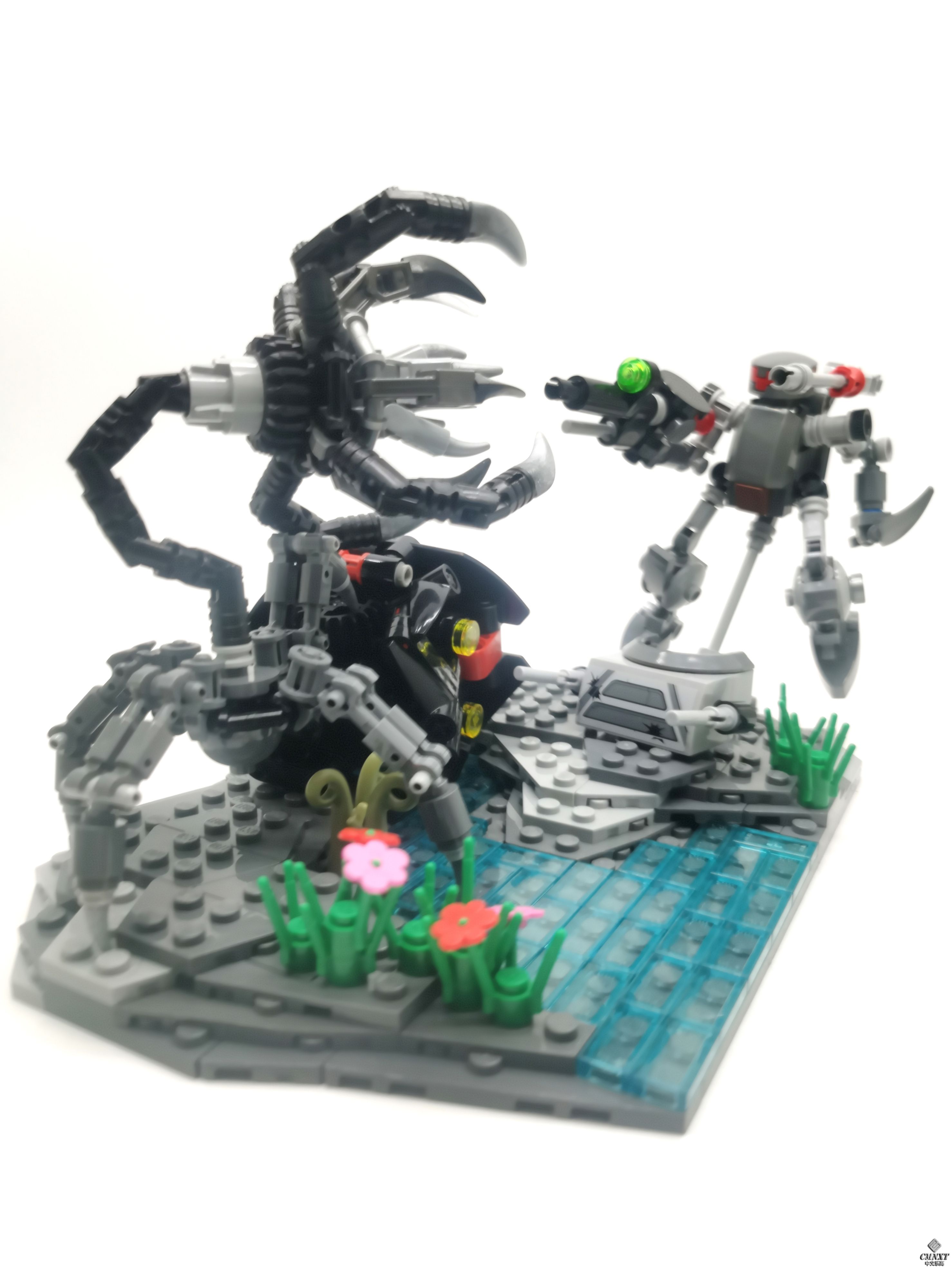 LEGO MOC 食人花的攻击 Attack of the corpse flower 02 small.jpg
